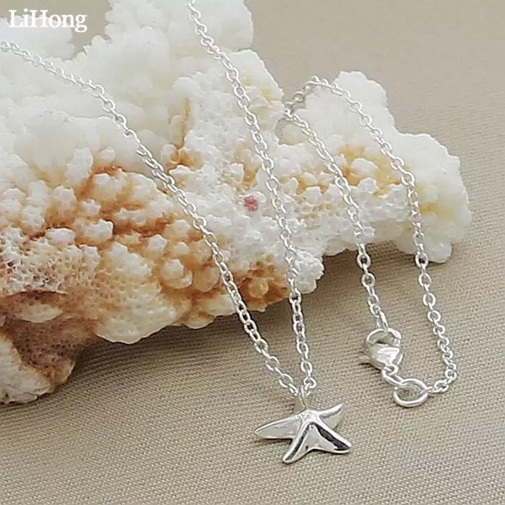 925 Sterling Silver Star Pendant - Picture 2 of 7